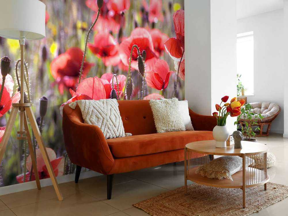 Klaprozen met vintage look