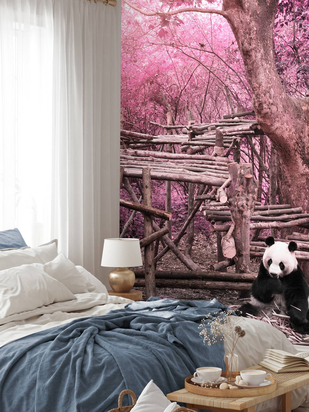 Panda eet bamboe