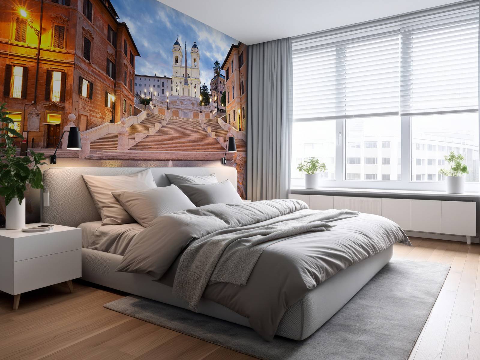 De Spaanse trappen in Rome