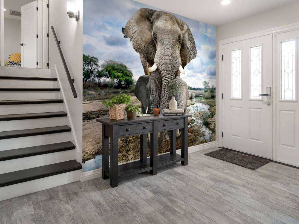 Olifant met kinderen