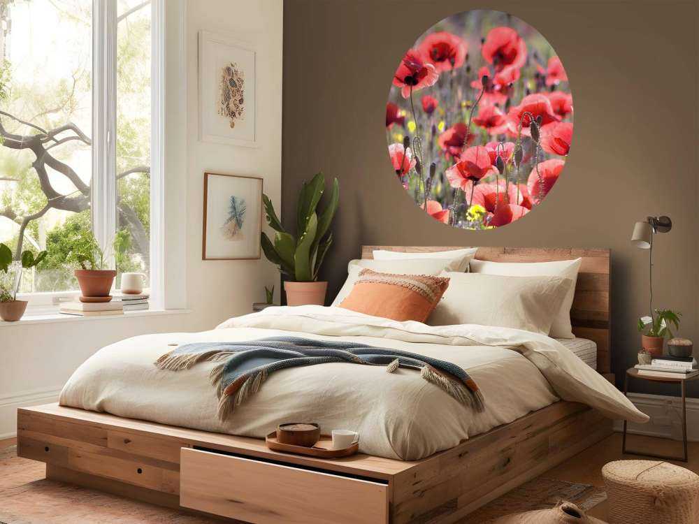 Klaprozen met vintage look
