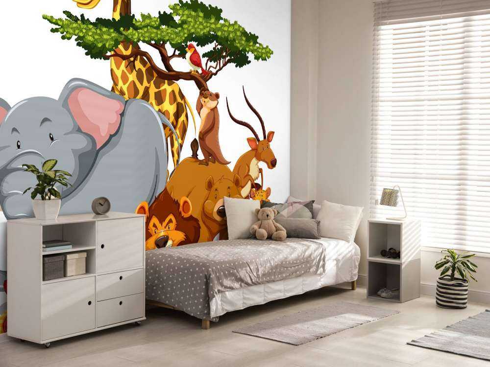Groep wilde dieren