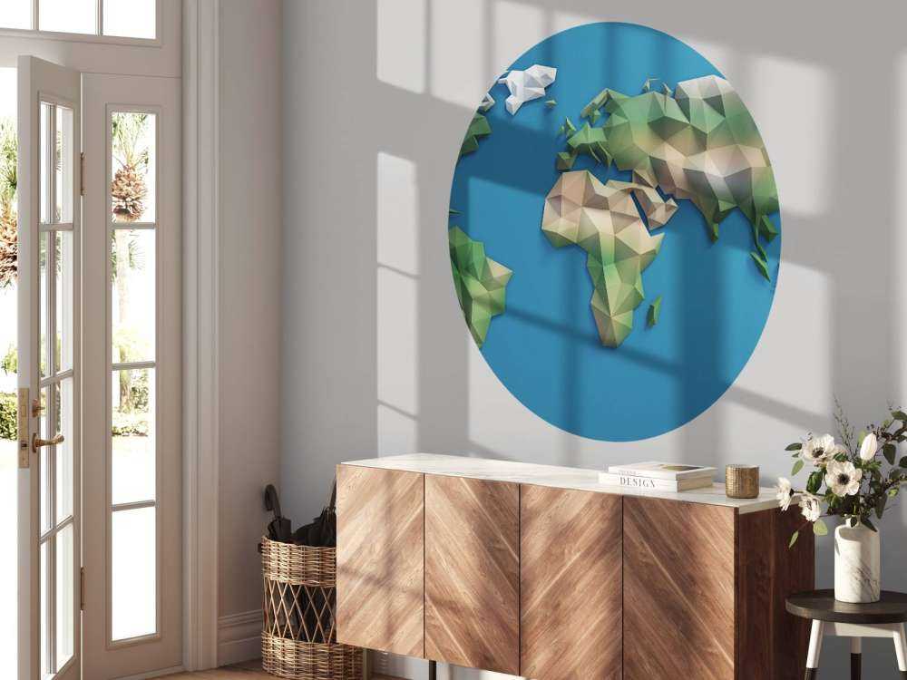Wereldkaart in 3D