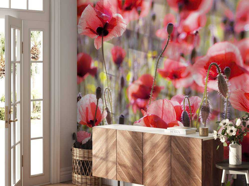 Klaprozen met vintage look