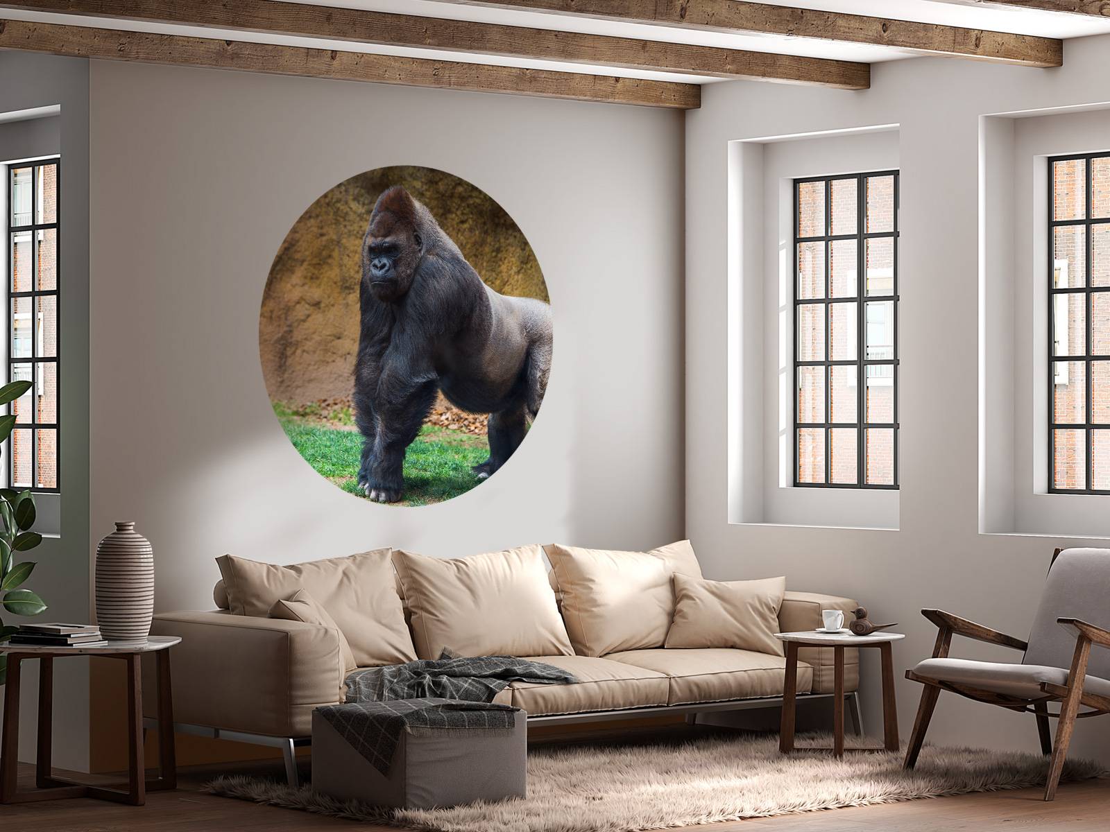 Grote mannelijke gorilla