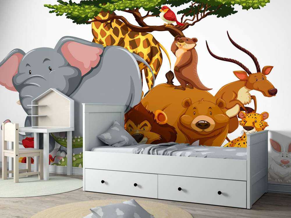 Groep wilde dieren