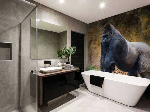 Grote mannelijke gorilla