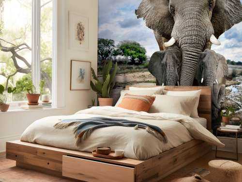 Olifant met kinderen