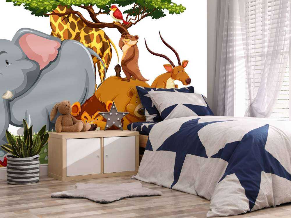 Groep wilde dieren