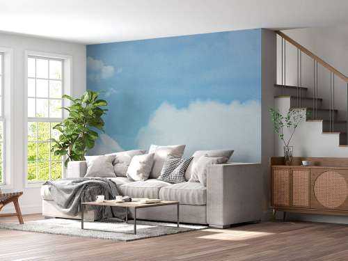 Waterverf wolken