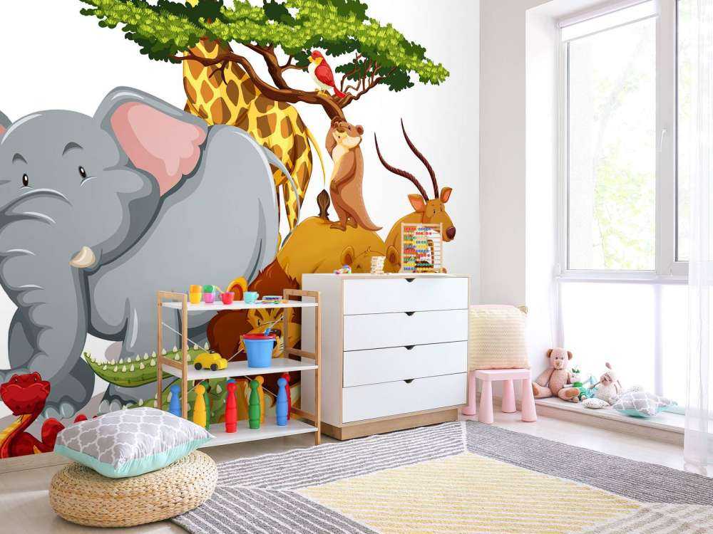 Groep wilde dieren