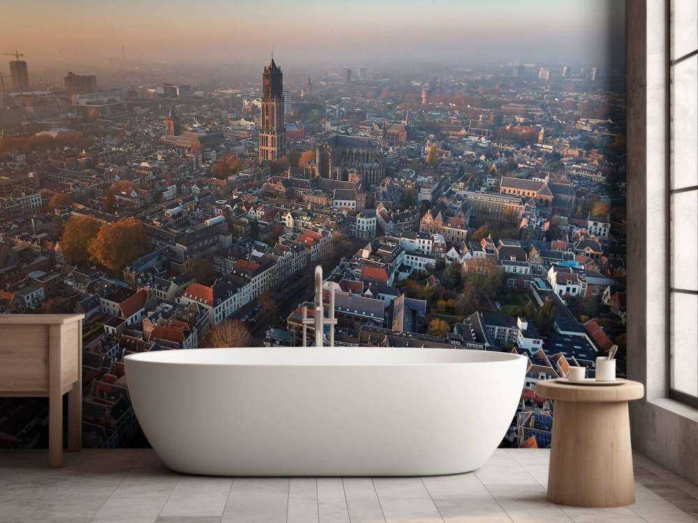 Bovenaanzicht van Utrecht